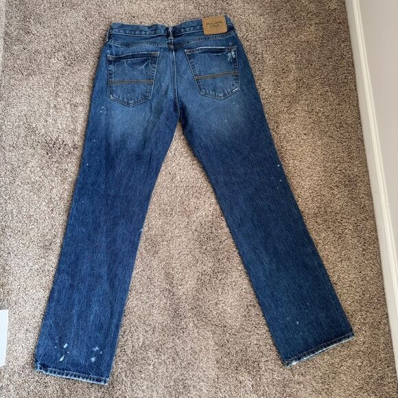 Abercrombie & Fitch Men’s paint splatter jeans size 31/32 - Picture 7 of 7